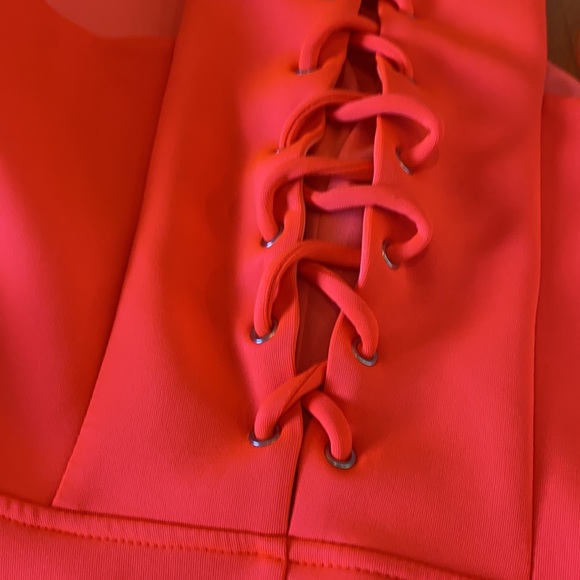 Miss Behave Jrs Orange Dress - Picture 2 of 6